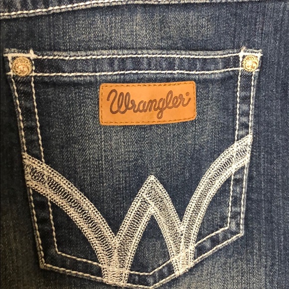 Wrangler Denim Skirt with Ruffle Trim - Picture 5 of 5